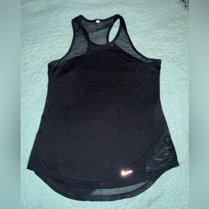 Nike Women's Black Mesh Tank Top